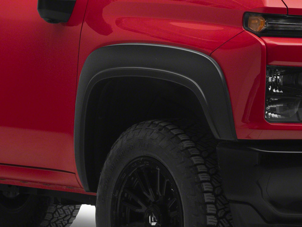 EGR Silverado 2500 Rugged Look Fender Flares; Matte Black 751884 (2024