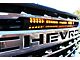 Single 30-Inch Amber LED Light Bar with Grille Mounting Brackets (20-24 Silverado 2500 HD)