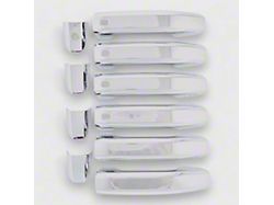 Smart Key Door Handle Snap-On Covers; Chrome (20-26 Silverado 2500 HD)