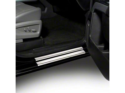 Putco Stainless Steel Door Sills (20-24 Silverado 2500 HD Regular Cab, Double Cab)