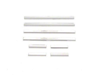 Putco Stainless Steel Door Sills with Chevrolet Logo (15-19 Silverado 2500 HD Double Cab)