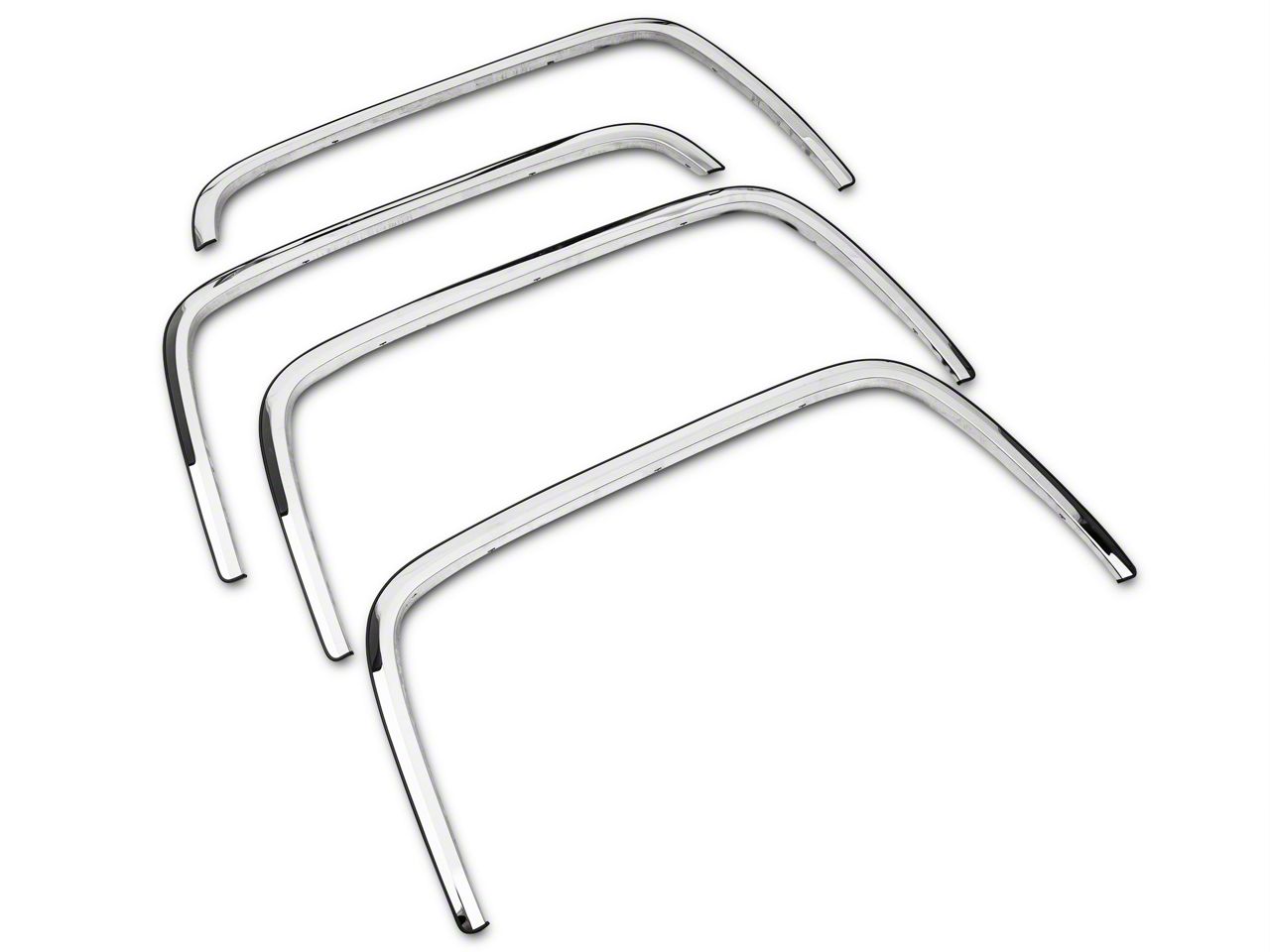 Xtreme Trux SS Chrome Fender Trim Set For Chevy Silverado 1500 2500 3500 (2014-2019)