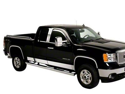 Putco Stainless Steel Rocker Panels (15-19 Silverado 2500 HD Double Cab w/ 8-Foot Long Box)