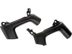Steering Wheel Switch Cover; Driver Side; Black (07-14 Silverado 2500 HD)