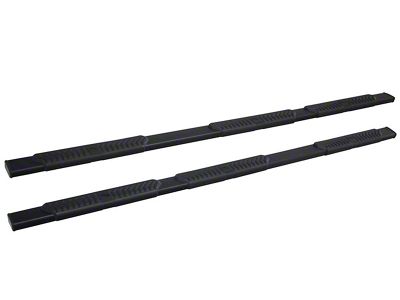R5 M-Series Wheel-to-Wheel Nerf Side Step Bars; Black (07-19 Silverado 2500 HD Crew Cab w/ 6.50-Foot Standard Box)