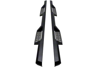Westin HDX Stainless Drop Nerf Side Step Bars; Textured Black (07-19 Silverado 2500 HD Crew Cab)