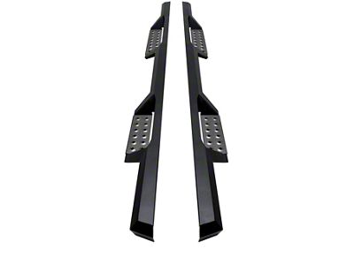 Westin HDX Stainless Drop Nerf Side Step Bars; Textured Black (07-19 Silverado 2500 HD Crew Cab)