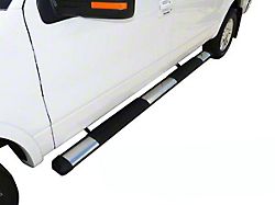 STX400 Running Boards; Rocker Mount; Stainless Steel (07-19 Silverado 2500 HD Crew Cab)
