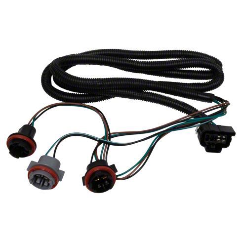 Silverado 2500 Tail Light Wiring Harness; Passenger Side (07-14
