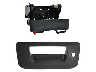 Tailgate Handle and Bezel Set with Lock Provision (07-14 Silverado 2500 HD)