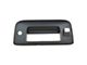 Tailgate Handle Bezel with Lock Provision and Backup Camera Opening; Paint to Match Black (07-14 Silverado 2500 HD)