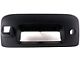Tailgate Handle Bezel; Textured Black; With Backup Camera and Keyhole (09-14 Silverado 2500 HD)