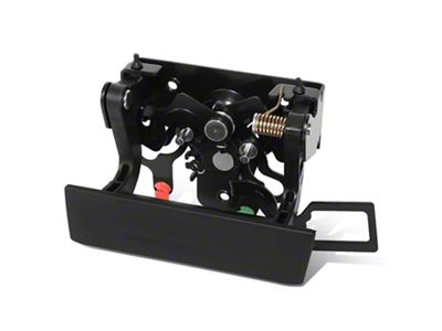 Tailgate Handle with Keyhole; Textured Black (07-14 Silverado 2500 HD)