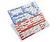Tailgate Insert Letters; American Flag Edition (20-24 Silverado 2500 HD)