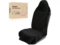 Terry Cloth Front Seat Covers; Black (Universal; Some Adaptation May Be Required)