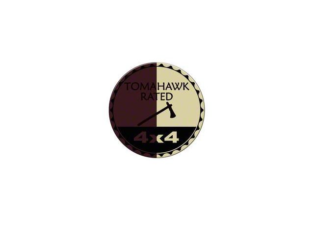 Tomahawk Rated Badge (Universal; Some Adaptation May Be Required)