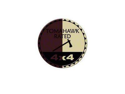 Tomahawk Rated Badge (Universal; Some Adaptation May Be Required)