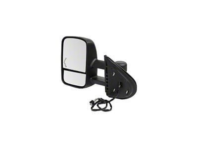 Replacement Towing Mirror; Manual; Driver Side; Driver Side (07-14 Silverado 2500 HD)
