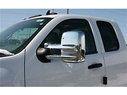Putco Towing Mirror Covers; Chrome (07-15 Silverado 2500 HD)