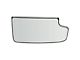 Towing Mirror Lower Glass with Backing Plate; Passenger Side (15-17 Silverado 2500 HD)