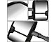Towing Mirror; Manual; Amber LED Signal; Chrome; Pair (07-14 Silverado 2500 HD)
