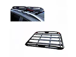 Traveler Roof Rack with Red Reflector; Black; 50-Inch (Universal; Some Adaptation May Be Required)