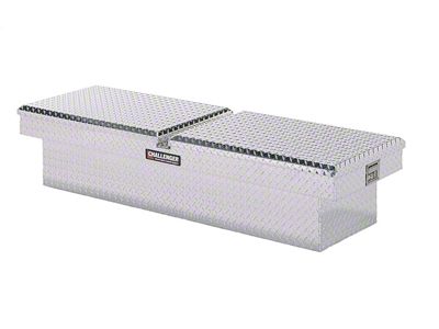 Gull Wing Crossover Tool Box; Brite (07-10 Silverado 2500 HD)