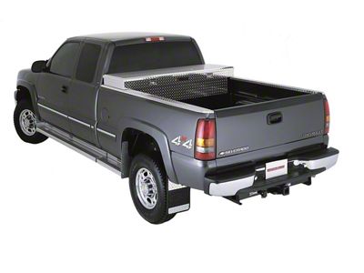 Challenger Deep Box Single Lid Crossover Tool Box; Brite (07-10 Silverado 2500 HD)