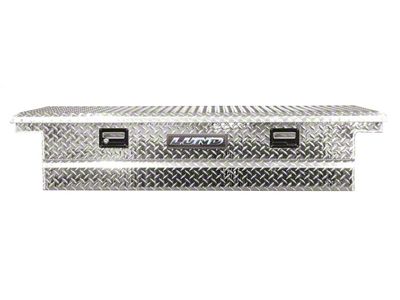 Ultima Low Profile Single-Lid Crossover Tool Box; Brite (07-10 Silverado 2500 HD)