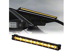 Ultra Thin Astro Series 22-Inch Amber LED Light Bar; Flood Beam (Universal; Some Adaptation May Be Required)