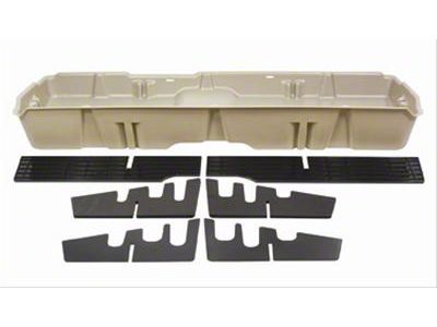 Underseat Storage; Tan (07-14 Silverado 2500 HD Crew Cab)