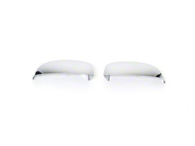 Putco Upper Mirror Covers; Chrome (07-14 Silverado 2500 HD)