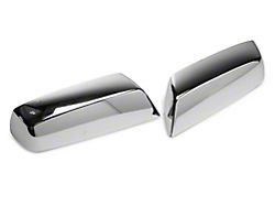 Putco Upper Mirror Covers; Chrome (15-19 Silverado 2500 HD)