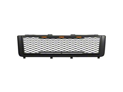 Upper Replacement Grille; Matte Black (11-14 Silverado 2500 HD)