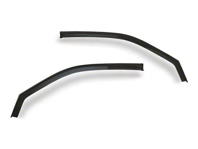 Ventgard Sport Window Deflectors; Carbon Fiber Look; Front Only (07-14 Silverado 2500 HD)