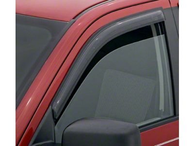 Ventvisor Window Deflectors; Front; Dark Smoke (20-24 Silverado 2500 HD Regular Cab)