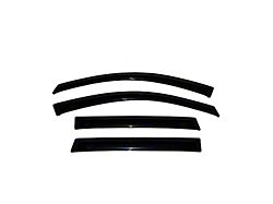 Ventvisor Window Deflectors; Front and Rear; Dark Smoke (07-14 Silverado 2500 HD Crew Cab)
