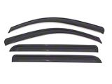 Ventvisor Window Deflectors; Front and Rear; Dark Smoke (15-19 Silverado 2500 HD Crew Cab)