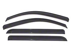 Ventvisor Window Deflectors; Front and Rear; Dark Smoke (15-19 Silverado 2500 HD Crew Cab)