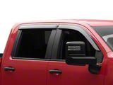 Ventvisor Window Deflectors; Front and Rear; Dark Smoke (20-25 Silverado 2500 HD Crew Cab)