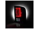 Version 2 Light Bar LED Tail Lights; Black Housing; Smoked Lens (07-14 Silverado 2500 HD)