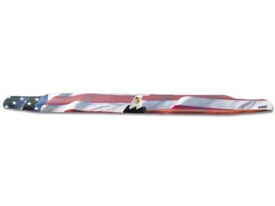 Vigilante Premium Hood Protector; American Flag with Eagle (01-02 Silverado 2500 HD)