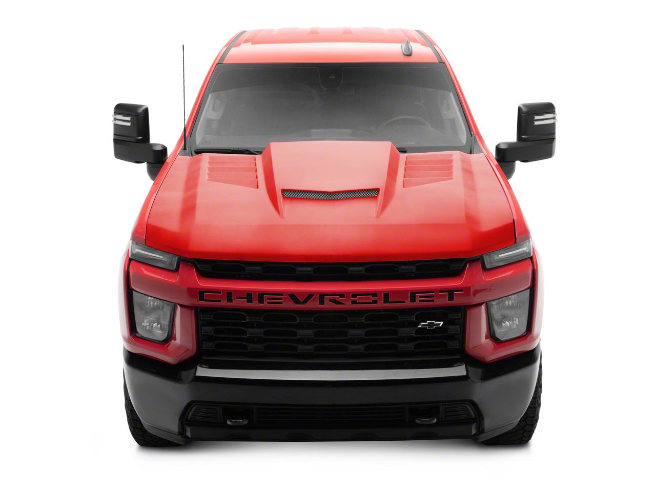 Replacement Black Painted Grille For 2015-2019 Chevy Silverado 2500HD & 3500HD - Factory Style