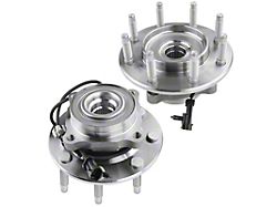 Wheel Bearing and Hub Assemblies with ABS Sensor; Front (01-06 2WD Silverado 2500 HD)