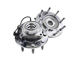 Wheel Bearing and Hub Assemblies with ABS Sensor; Front (07-10 Silverado 2500 HD)