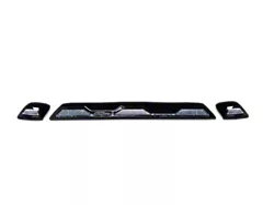 White LED Cab Roof Lights; Clear Lens (20-24 Silverado 2500 HD)