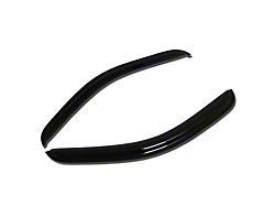 Window Visors; Dark Smoke; Front (07-14 Silverado 2500 HD)