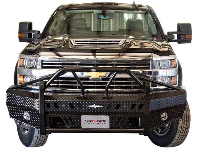 Xtreme Front Bumper; Black (15-19 Silverado 2500 HD)