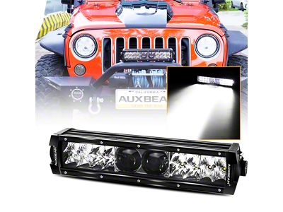 12-Inch 5D-Pro Series LED Light Bar; Spot Beam (Universal; Some Adaptation May Be Required)