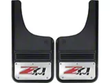 12-Inch x 23-Inch Mud Flaps with Z71 Logo; Front or Rear (Universal; Some Adaptation May Be Required)